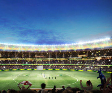Stadion w Perth zostanie wyposażony w system oświetleniowy Philips LED