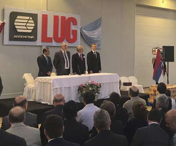 Otwarcie fabryki LUG w Argentynie