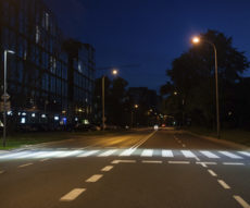 oświetlenie przejścia dla pieszych