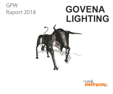 Firmy elektrotechniczne na GPW Govena Lighting