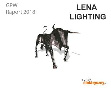 Firmy elektrotechniczne na GPW Lena Lighting