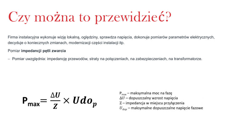 Czy można przewidzieć problem ze zbyt wysokim napięciem?