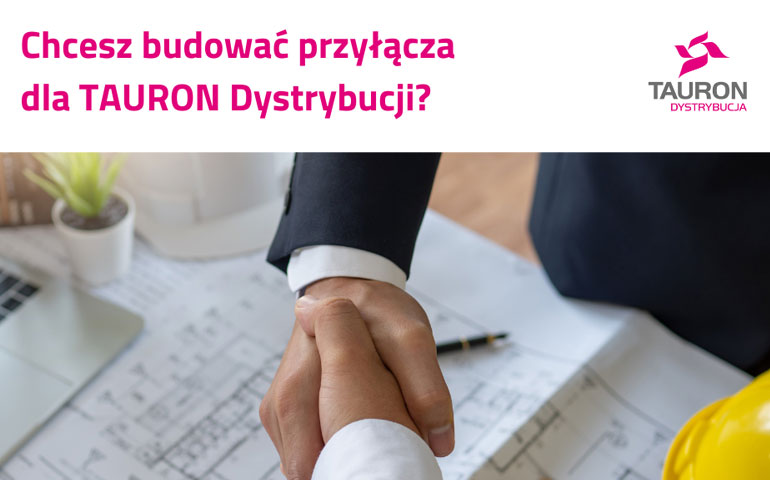 Grafika ofert Tauron dla wykonawców przy budowie przyłączy